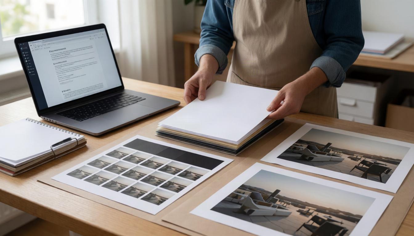 Artist portfolio production